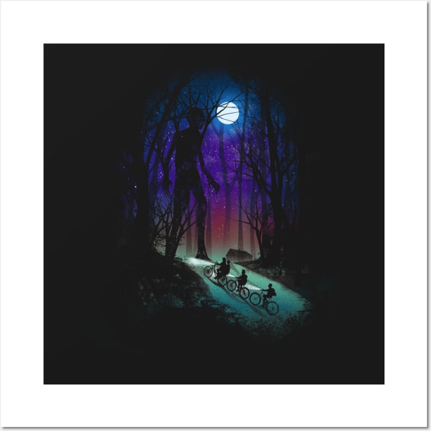 Stranger in the Woods Wall Art by DANDINGEROZZ